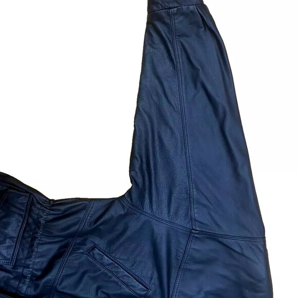 Celsius Black Leather Jacket Mens Medium 100% Leather - Picture 11 of 11